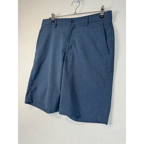 Nike Golf Tour Performance Golf Shorts Men's 32 Blue Crosshatch *DRI-FIT* - Picture 2 of 6